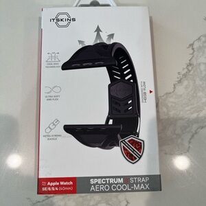 Spectrum Aero Cool-Max Black Apple Watch Strap (40mm)